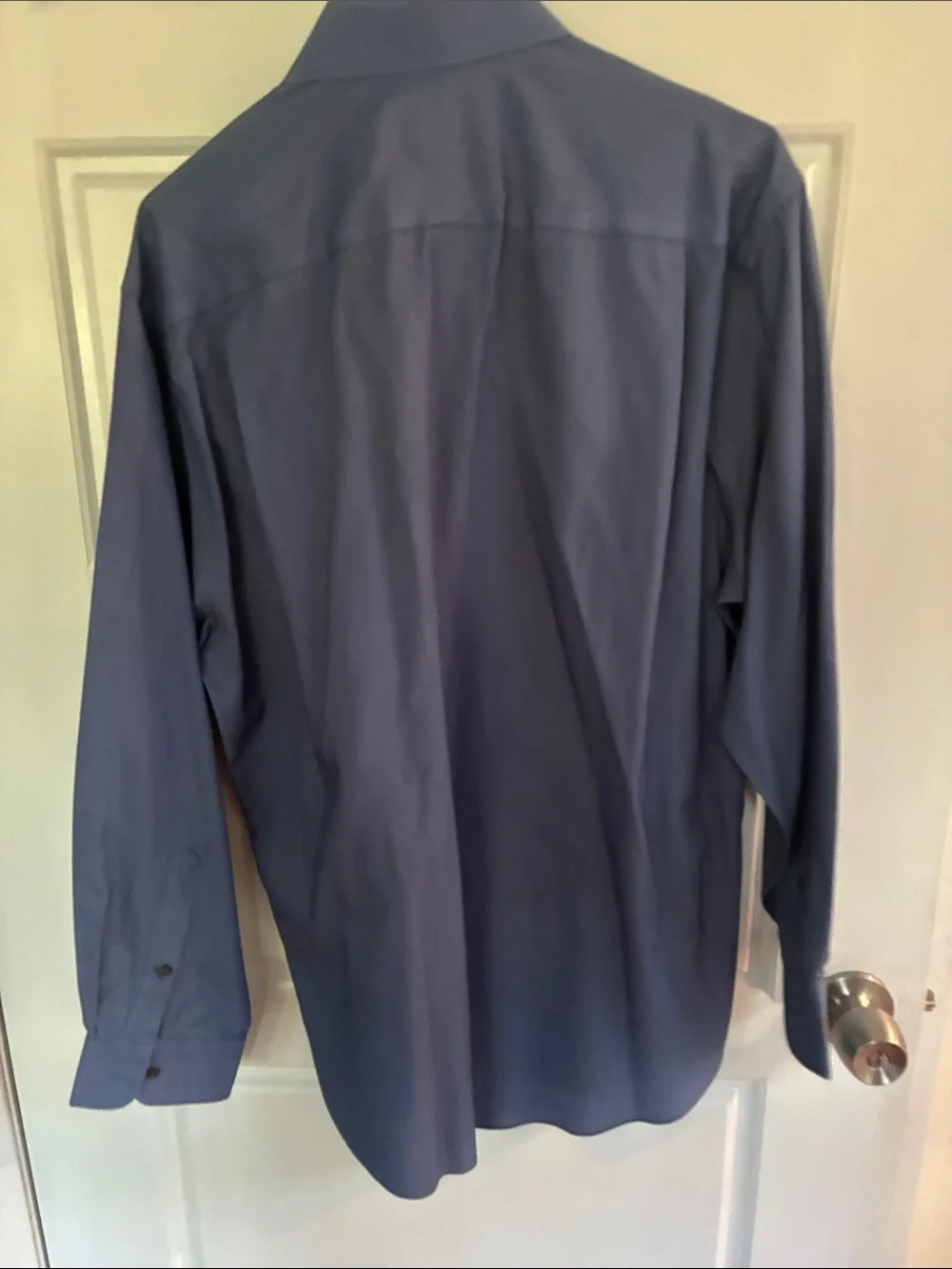 Nordstrom Men's Slate Blue Long-Sleeve Dress Shirt